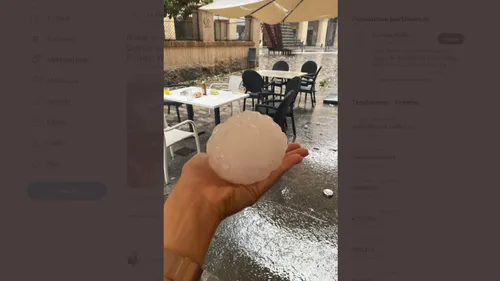 Chute de grêle en Espagne : la catalogne n’avait plus vu ça depuis...