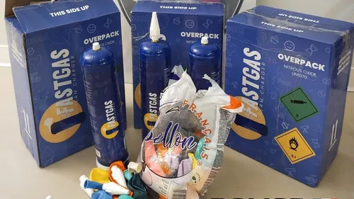Limoges : 14 bombonnes de protoxyde d’azote saisies par la police
