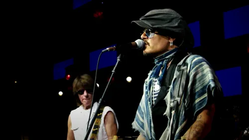Jeff Beck et Johnny Depp en concert à l’Olympia