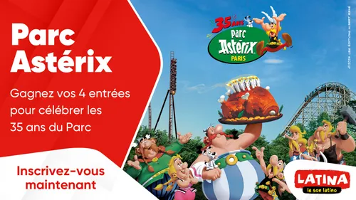 Parc Astérix : gagnez vos 4 entrées pour célébrer les 35 ans du Parc