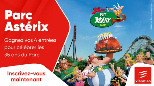 Parc Astérix : gagnez vos 4 entrées pour célébrer les 35 ans du Parc