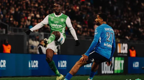 Ligue 2 : fin de série pour les Verts, qui s’en sortent bien