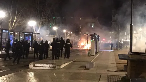 Retraites : soirée de tension à Saint-Etienne
