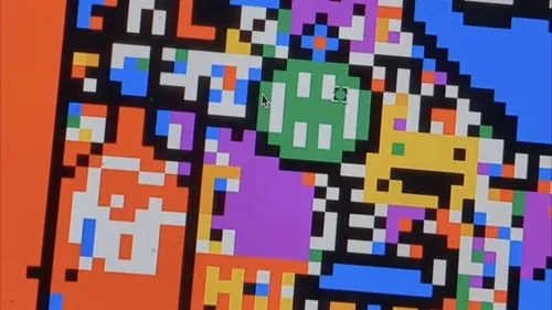 Le logo de l'ASSE présent à la Pixel War 