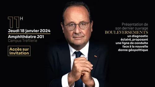 François Hollande à Saint-Etienne jeudi 