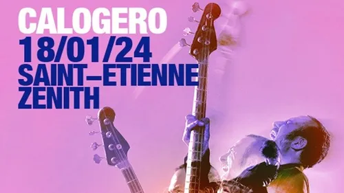 Calogero en concert à Saint-Etienne et Roanne en 2024