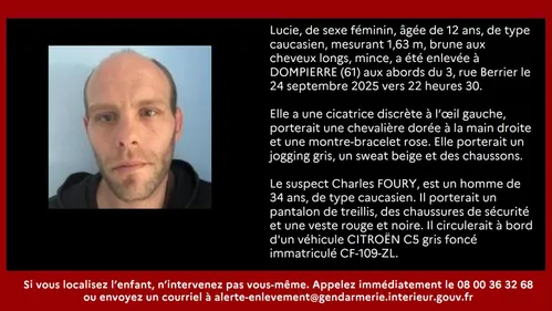 France : L'alerte enlèvement levée, la fillette retrouvée