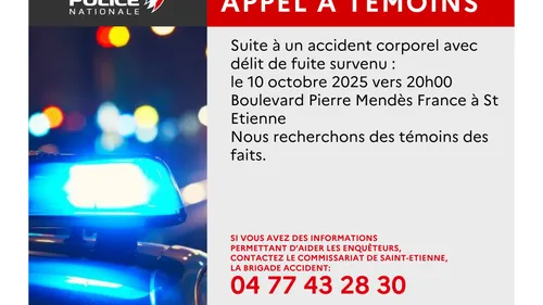 Saint-Etienne : la police lance un appel à témoins après un...