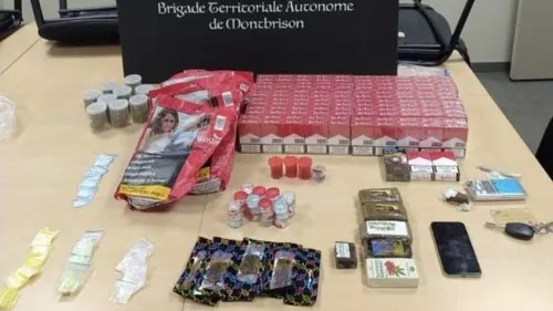 Montbrison : Positif aux stupéfiants, les gendarmes découvrent des...