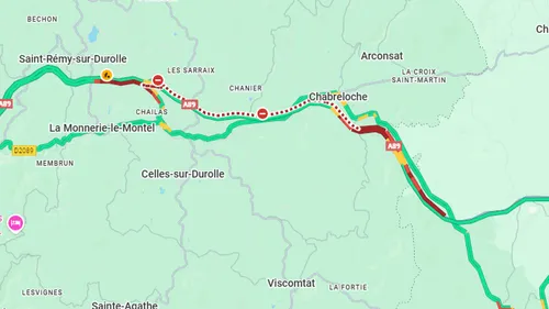 L'accident fait un mort et un blessé grave, l'A89 coupée dans les 2...