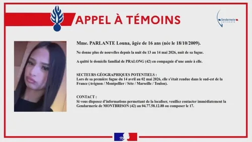 Une adolescente disparue dans le Forez