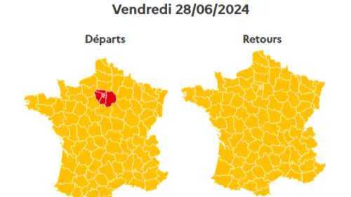 Trafic : Un vendredi orange pour les 1ers départs en vacances