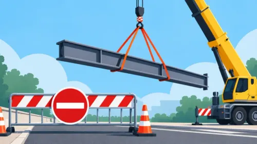 Pourquoi une grosse grue mobile va couper la circulation à...