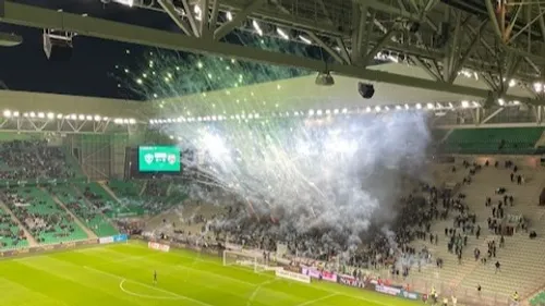 Fumigènes, feux d'artifices : l'ASSE sanctionnée pour les 2...