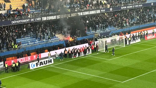 MHSC - ASSE : le match arrêté alors que les Verts menaient 2-0