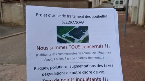 A Mably, on se mobilise contre la centrale de tri des déchets
