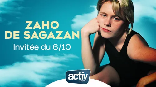 Zaho de Sagazan en interview ce vendredi dans le 6/10