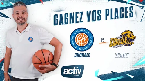 Gagnez vos places pour le match de La Chorale face à Evreux