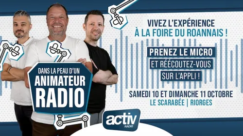 Dans la peau d'un animateur à la Foire du Roannais !