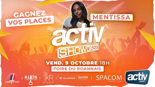 Mentissa en showcase privé ACTIV au Scarabée de Roanne ! 