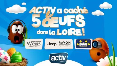 ACTIV a caché 5 œufs dans la Loire !