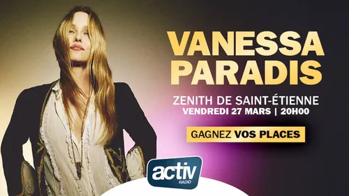 Gagnez vos places pour le concert de Vanessa Paradis !