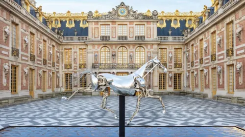 Zeus, le cheval métallique de la cérémonie d’ouverture des JO,...