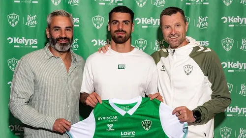 Ligue 2 : l'ASSE recrute un 5e joueur