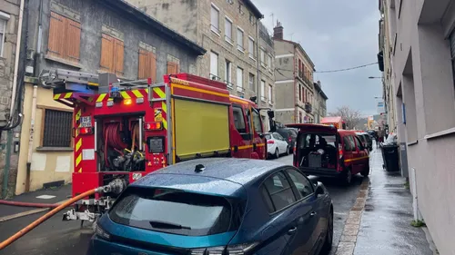 Saint-Etienne : Un incendie en cours en centre-ville, le secteur de...
