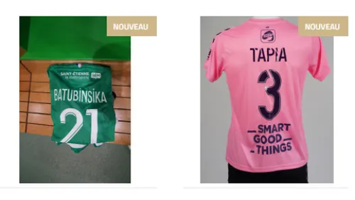 Des maillots des Verts mis aux enchères pour Octobre rose
