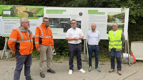 Le barrage du gouffre d’enfer en travaux jusqu’en 2026
