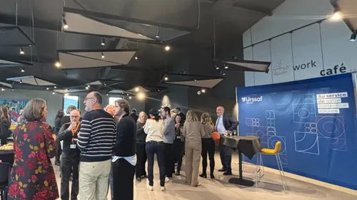 Saint-Etienne : l'Urssaf inaugure son nouvel espace de travail