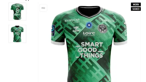 L'ASSE met aux enchères trois maillots portés pour soutenir le...