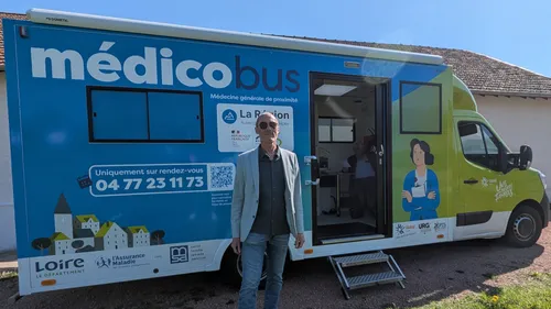 Médicobus : un cabinet médical roulant dans le Roannais