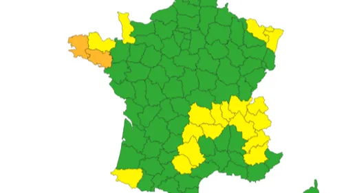 La Loire en vigilance jaune au vent 