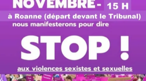 Roanne : un rassemblement pour dénoncer les violences sexistes et...