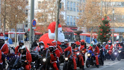 Un défilé de Père Noël à moto dans la Loire ce weekend 