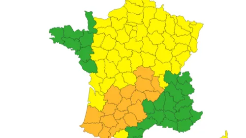 La Loire en vigilance orange aux orages