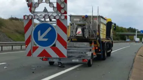 Un véhicule de Vinci Autoroutes percuté dans le Roannais 