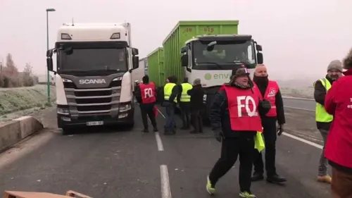 Le transport routier en grève, ce lundi 