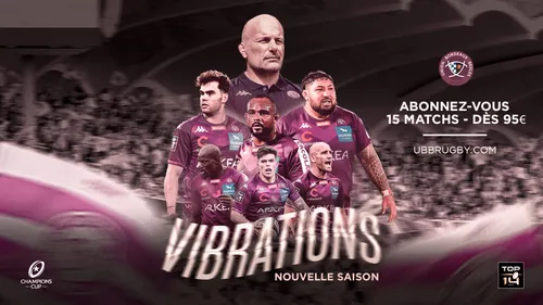 UBB : les abonnements sont ouverts!