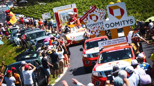 GAGNEZ VOTRE PLACE DANS LA CARAVANE DU TOUR DE FRANCE AVEC DOMITYS