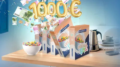 GAGNEZ 1.000€ DANS LA CÉRÉALE BOX