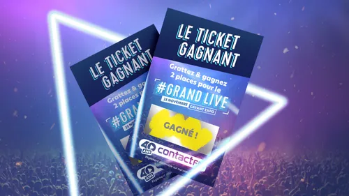 GAGNEZ VOS PLACES POUR LE #GRAND LIVE DE DOUAI EN JOUANT AU TICKET...