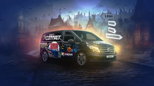 LE VAN DE L'HORREUR RADIO CONTACT, EN TOURNÉE POUR HALLOWEEN !