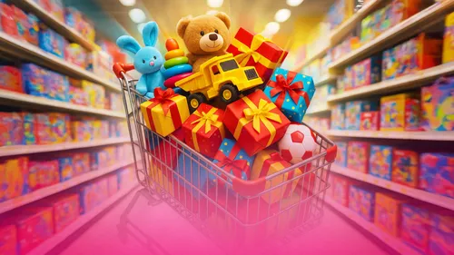 La course aux jouets