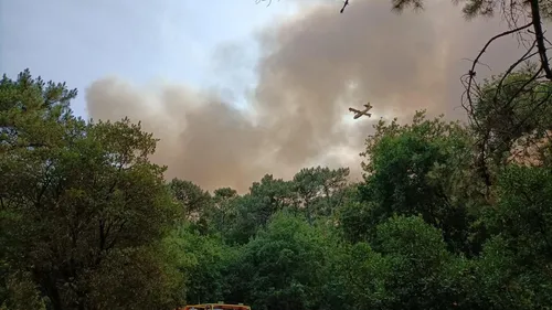 Gironde : "le feu a très peu progressé cette nuit", annonce la...