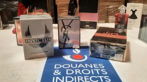 10 000 flacons de parfum contrefaits saisis au port de Calais
