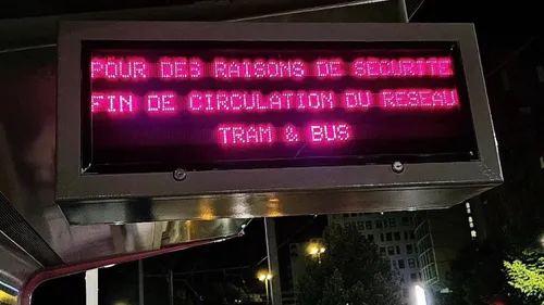 Émeutes : Aucun tram et bus ne circulera ce vendredi à partir d'une...