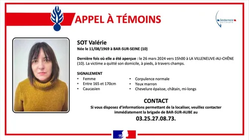 Disparition inquiétante dans l'Aube